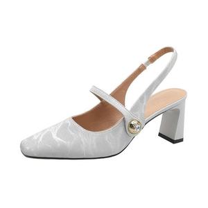 TATAYA Женские туфли на платформе с массивным каблуком серебристые, цвет Silver