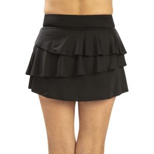 Женская однотонная многоуровневая юбка для плавания с высокой талией Dolfin Dolfin