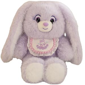 Мягкая плюшевая игрушка кролик с длинными ушками, высота 28см/42см/55см, длина 28см Mise, фиолетовый