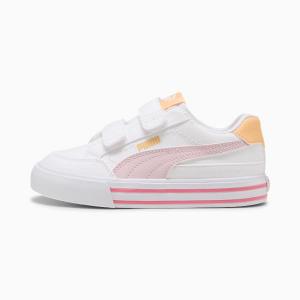 Маленькие дети не любят кроссовки Court Classic Vulcanized Formstrip Puma, белый