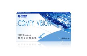 Контактные линзы Total Comfort Vision ежемесячной замены с влагосодержанием выше 55%, 6 шт HYDRON