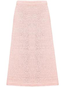 Юбка из льна AMG A.M.G., розовый