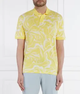 Поло AlloverOcean regular fit Boss Orange, желтый