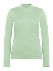 CARTOON Простая футболка с воротником цвета базилика