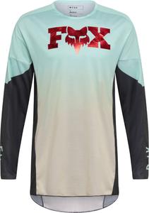 Мотокроссовая майка FOX 360 drip, Black/Light Blue