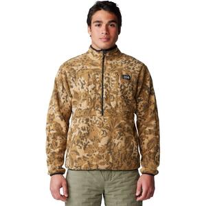 Мужской флисовый пуловер HiCamp с принтом Mountain Hardwear Mountain Hardwear, Corozo Nut Forests Floor Print