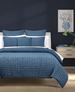 Комплект постельного белья Bold Cloud Puff, 2 предмета, размер Twin/Twin XL J by J Queen, Blue