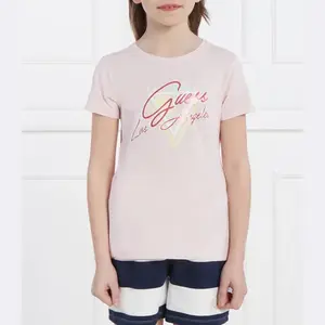 Футболка стандартного кроя Guess, розовый