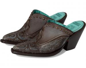 Женские босоножки на каблуке Corral Boots Lady Inlay & Embroidery & Studs, Sky Blue