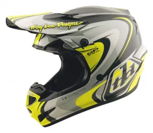 Внедорожный шлем Troy Lee GP Pro Crossover Troy Lee Designs, серый/желтый