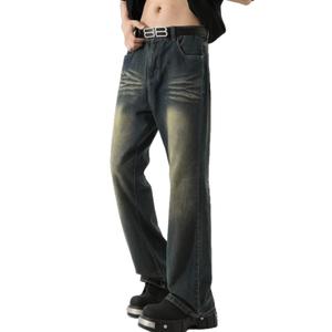 Джинсы Unisex AMBER LIGHT, утепленные флисом винтажные голубые