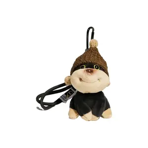 Очаровательная пчела с капюшоном, милая кукла с выражением мордочки щенка плюшевый кулон высота 12см 77 SEVEN DREAM