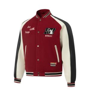 Мужская баскетбольная куртка LiNing из коллекции, vintage красный