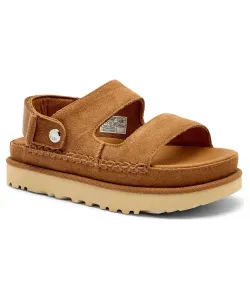 Сандалии кожаные 2-в-1 с GoldenStar Glide Ugg, коричневый