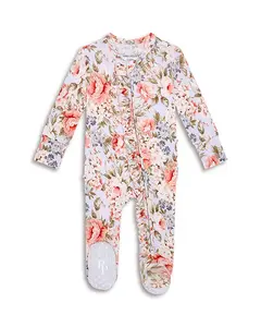 Детский комбинезон с оборками Aviva для девочек. Posh Peanut, синий