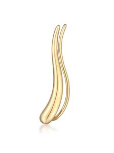 Elli Серьги из серебра 925 пробы с золотым покрытием