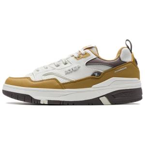Кроссовки XTEP Skateboarding Shoes Men Low-top Brown/White, коричневый