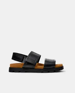 Мужские кожаные сандалии Brutus Camper, черный