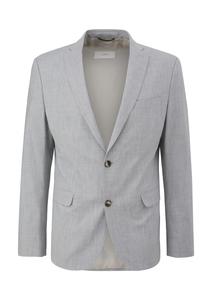 s.Oliver Строгий пиджак в облегающем крое, светло-серый