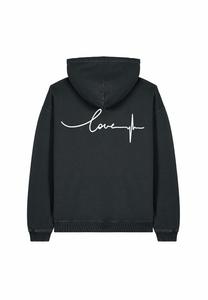 Толстовка FREQUENCY EMBROIDERY UNISEX VINTAGE - Hoodie Mira Paris, цвет Black Denim