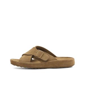 BOERDIQI Женские шлепанцы на резиновой подошве устойчивые к истиранию коричневые, цвет Brown