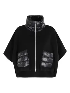 Стеганая куртка со вставками Herno, черный