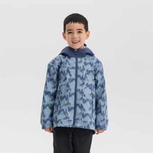 Детская трёхслойная зимняя водонепроницаемая утеплённая куртка Quechua NH100 синяя