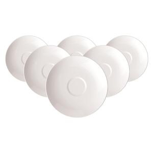 Блюдце Кофейные/чайные блюдца Rose Garden ø 14,8 см, набор из 6 штук, белое Villeroy & Boch, белый