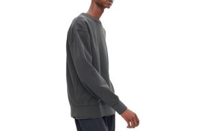 Толстовка мужская темно-серая Uniqlo, темно-серый