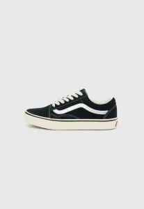 Скейтбордистские ботинки в стиле олдскул Vans, Black/Silver-Coloured