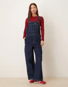 Широкие джинсовые комбинезоны Dickies Mechanic цвета темного индиго