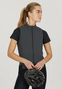 Жилет из софтшелла ELITE LAB "Bike Elite X1", светоотражающий дизайн, черный