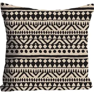 Декоративная подушка queence Полоски, наволочка без наполнителя, 1 шт. Queence, Bunt + bedruckt