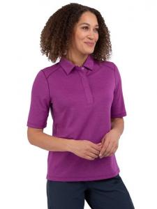 Женская поло с коротким рукавом Dale для защиты от солнца Rohan, Allium Purple Marl