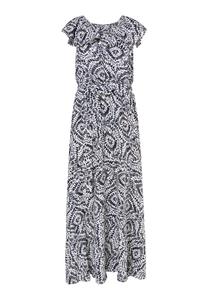 Платье IZIA Maxi Mit Print, черный
