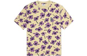 Футболка унисекс темно-бежевая MLB