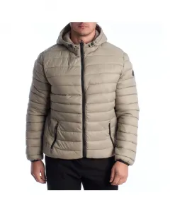 Стеганая куртка с капюшоном U.S. Polo Assn., бежевый