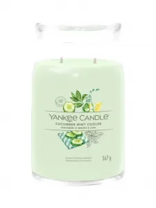 Свеча с ароматом огурца и мяты Yankee Candle, зеленый