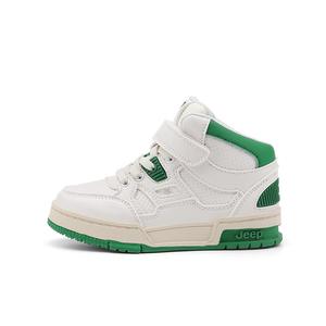 Детские скейтерские кроссовки Kids Jeep, зеленый/слоновая кость/белый