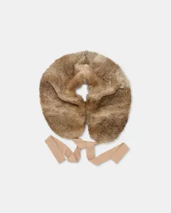 Короткая шуба из кроличьего меха Latouche, песочный