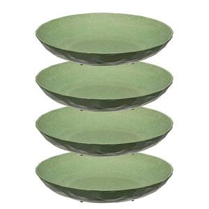 Тарелка для завтрака club plate i (набор из 4 шт.) Koziol, зеленый