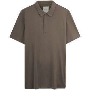 Мужские поло-рубашки SS25 с воротником-поло, умеренно прямой крой Calvin Klein, rmt-cocoa коричневый