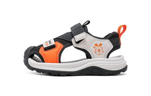 Детские сандалии с низким верхом, противоскользящей амортизацией, износостойкие, с отскоком, легкие и амортизирующие. BOBDOG, бежевый/черный