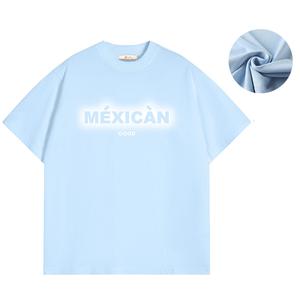 Футболка унисекс MEXICAN, темно-синяя [Айс Силк]