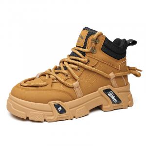 Короткие мужские ботинки Martin 5,5 см Tonlion, Yellow Brown