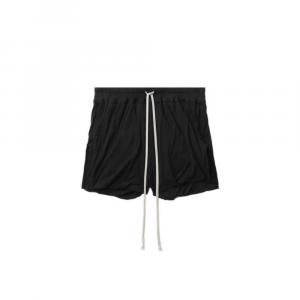 Джерси шорты с боковыми разрезами RICK OWENS, черный