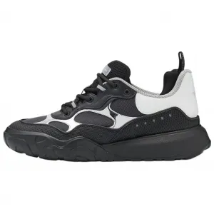 Alexander McQueen Низкие повседневные туфли Court Low Top, черные, мужские