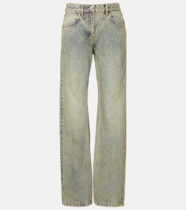 Выцветшие прямые джинсы с высокой посадкой Entire Studios, Surface Wave