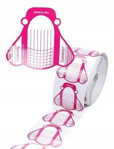 Формы для наращивания ногтей, Розовое лето, 100 шт. Deni Carte