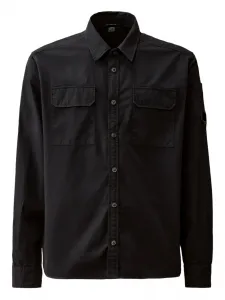 Рубашка с двумя карманами C.P. Company, черный